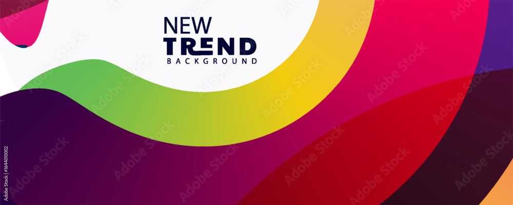 Poster 3d abstract gradient geometric shape circle background. modern futuristic background. can be use for