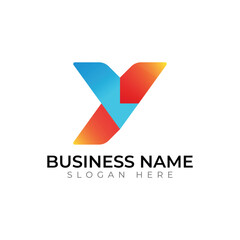 Abstract Modern Gradient Business Logo Design