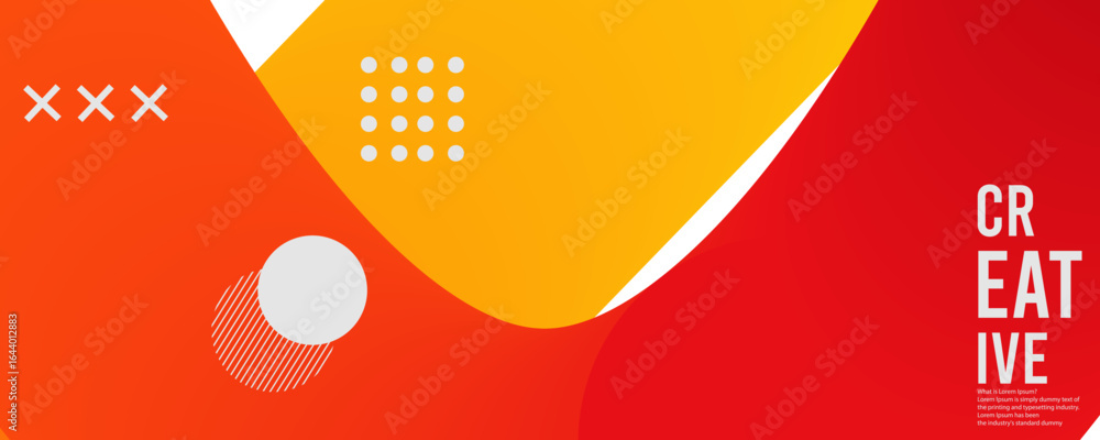 Aufkleber 3d abstract gradient geometric shape circle background. modern futuristic background. can be use for