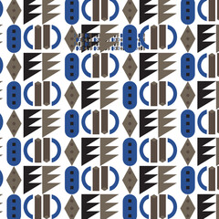 seamless pattern with numbers