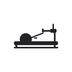 An ellipse trainer icon, demonstrating the machine.