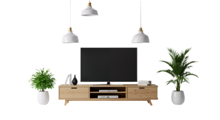 Modern Living Room: Clean Lines and Balanced Elegance