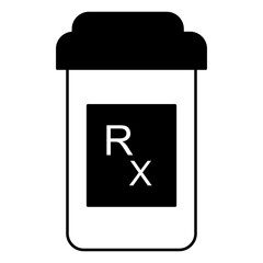 Medical Prescription Document Symbol Vector Flat Icon