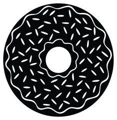 Glossy 3D abstract sphere made of smaller spheres with artistic and scientific design elements