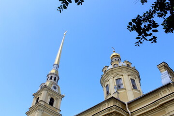 Historical church in the Peter and Paul Fortress.