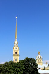 Historical church in the Peter and Paul Fortress.