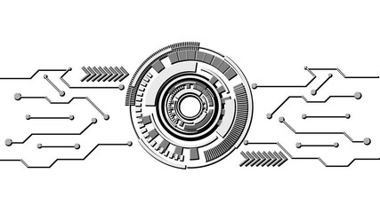 Animated Digital Technology Concept Of Data Management System, Social Networking And Internet Service. Cloud Computing server And Communication System. - Powered by Adobe