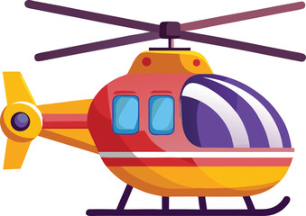 Helicopter vector illustration
