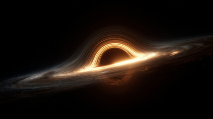 A giant, massive black hole, often called a supermassive black hole, is an extremely dense region in space with gravity so powerful that nothing, not even light, can escape once it gets too close