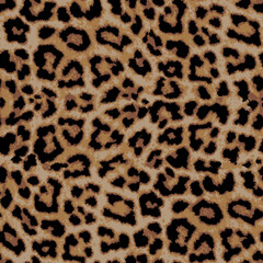 Seamless leopard pattern, jaguar texture, animal print, textile African animal texture.
