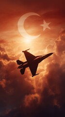 Naklejka premium Turkish Victory Day Background.