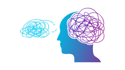 Fototapeta premium Brain fog