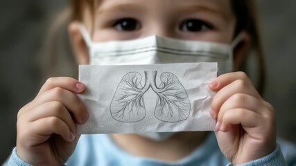 Respiratory care message: health figure, infection barrier, lung example, medical signal, global reach, air path, wellness icon, education push, disease scope, prevention route, diagnosis tool