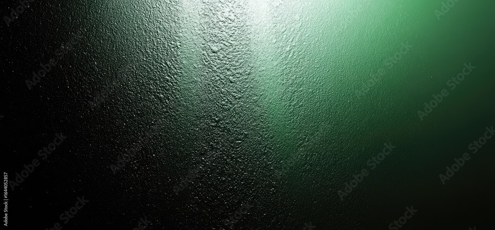Aufkleber dark gradient green texture background with uneven surface and shiny highlights