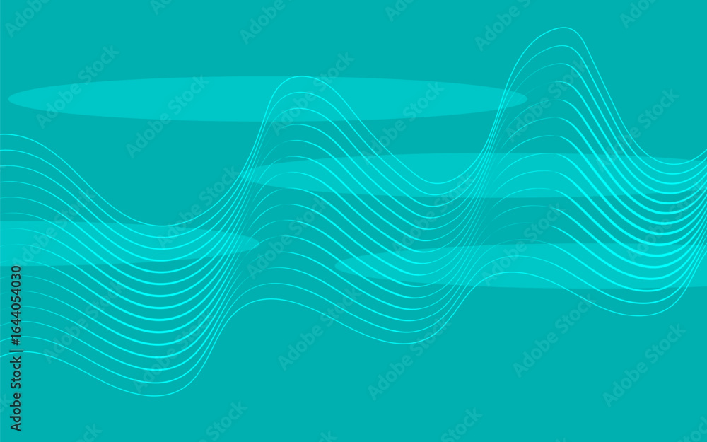Poster printabstract wave element for design. track equalizer. stylized line art background