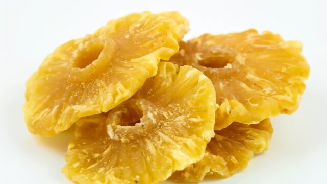 Dried pineapple rings healthy snack