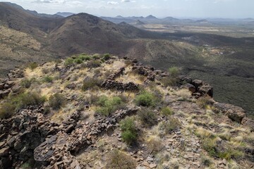 Rugged Mountainous Landscape with Rocky Terrain