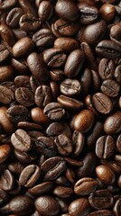 Fototapeta premium Roasted Coffee Beans Close-Up