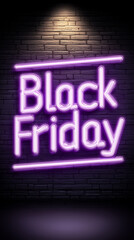 Obraz premium Neon purple text 