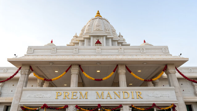 Prem Mandir Vrindavan &ndash; Beautiful Hindu Temple in Uttar Pradesh, India