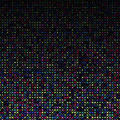 Geometrical circle pattern background - abstract vector graphic design from dots