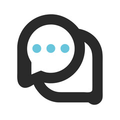 Obraz premium Professional Chat Bubble Logo Icon Design Inspiration