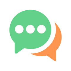 Fototapeta premium Professional Chat Bubble Logo Icon Design Inspiration