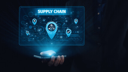 Supply chain processes with data-driven logistics, transportation, and distribution. enhances...