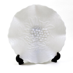 Decorative Plates On White Background