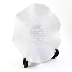 Decorative Plates On White Background