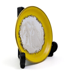 Decorative Plates On White Background