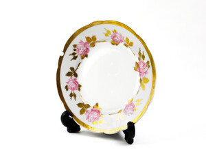 Decorative Plates On White Background