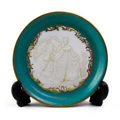 Decorative Plates On White Background