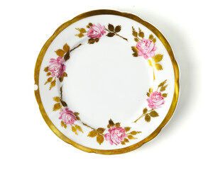 Decorative Plates On White Background