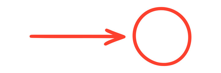 red arrow pointing right circle png transparent clipart mark line