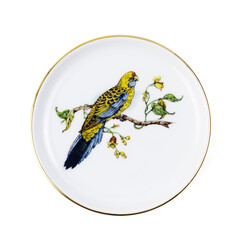 Decorative Plates On White Background