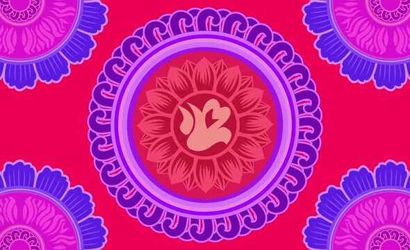 Vector animation of a abstract background