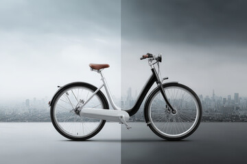 Obraz premium ai optimizes urban movement highlighting efficiency of modern transportation solutions today