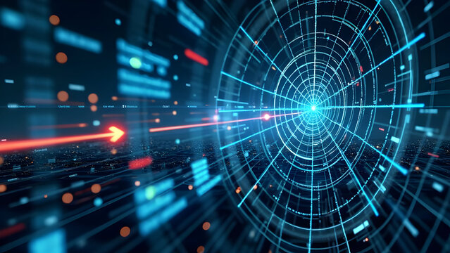 Defense Radar with Threat Detection and Missile Tracking