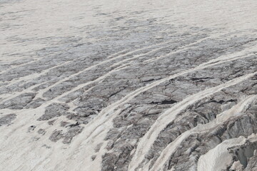 glacier on the slopes of Elbrus