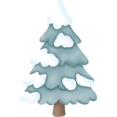 Frosty Forest  Clipart