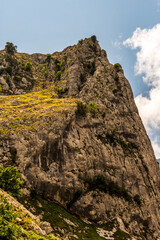 Paisaje en Poncebos, Picos de Europa.