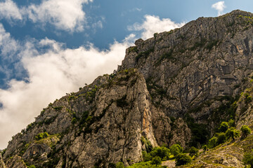 Paisaje en Poncebos, Picos de Europa.	