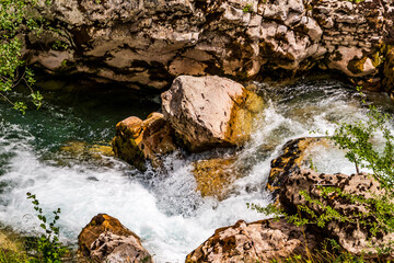 Rio Cares en Bulnes, Picos de Europa.