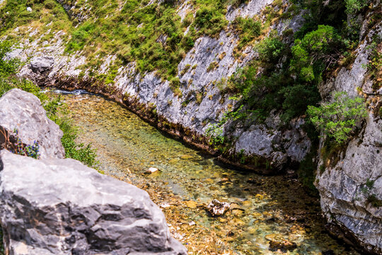 Rio Cares en Bulnes, Picos de Europa.