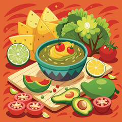 Adobe Illustrator Artwork Burritos wraps with beef and vegetables on black background. Beef burrito, mexican food
