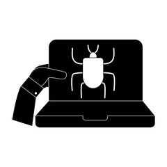 Obraz premium different phishing scenes and situations. Human hand with icon and image. Cyber crimes committed by hackers and hackers stealing personal data, banking credentials and information