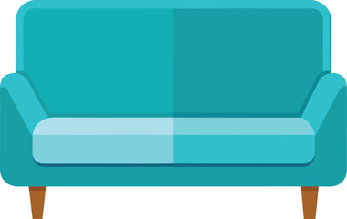 vector illustration of a modern sofa minimalist 