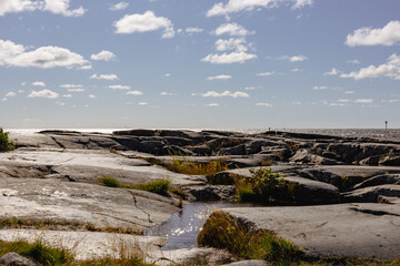 Obraz premium Cliffs at the shore