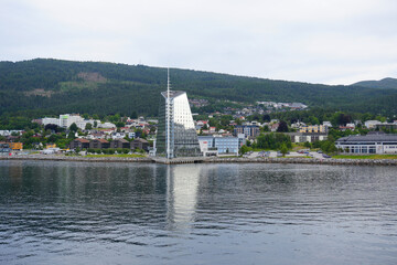 Blick auf Molde in Norwegen 